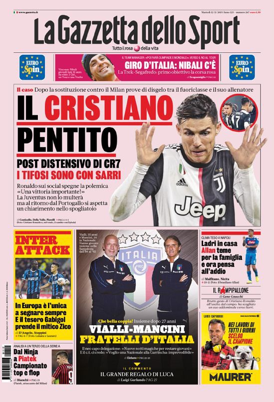 Gazzetta 12.11.2019