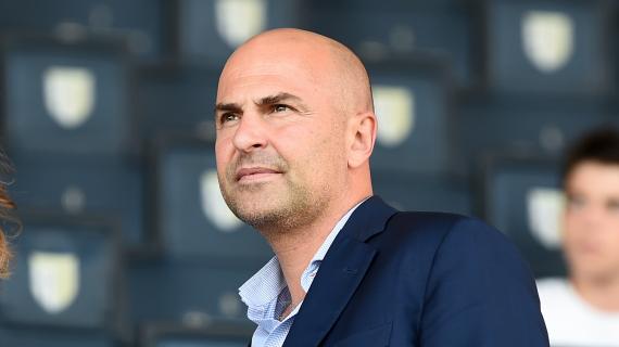 Il presidente del Cagliari Tommaso Giulini sulle tribune